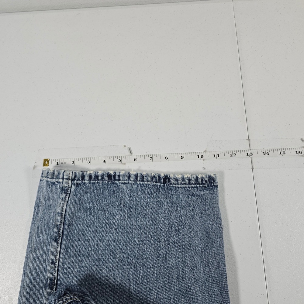 Hollister Low-Rise Super Baggy Jeans Medium Wash Blue Denim 6R W28 Regular - Picture 6 of 8